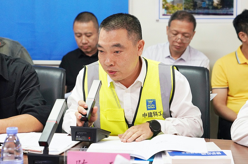 中建科工質項目經理陳玲作