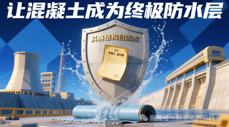全國(guó)征集2個(gè)標(biāo)桿工程，先施工，后付款！科洛結(jié)構(gòu)自防水中國(guó)行